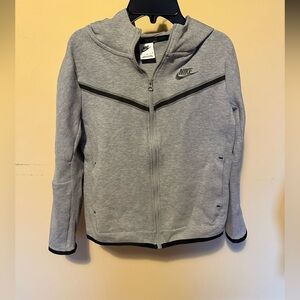 Nike Tech Light Gray Zip-Up Jacket